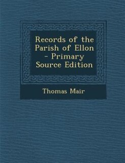 Front cover_Records of the Parish of Ellon