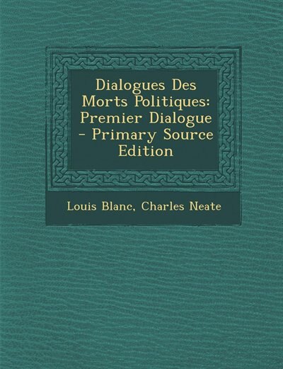 Couverture_Dialogues Des Morts Politiques