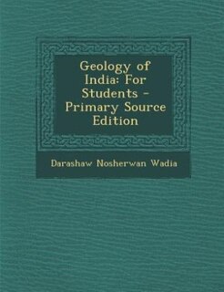 Front cover_Geology of India