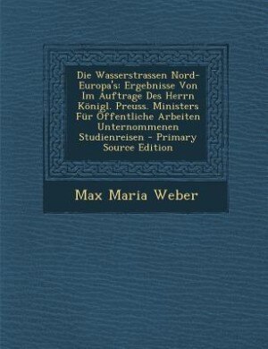 Front cover_Die Wasserstrassen Nord-Europa's