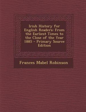 Couverture_Irish History for English Readers