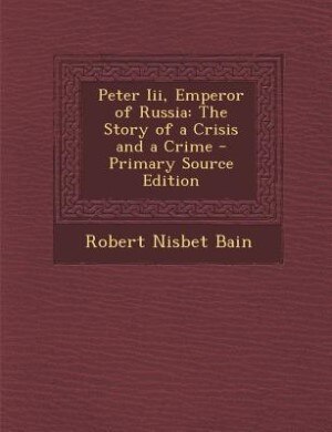 Couverture_Peter Iii, Emperor of Russia