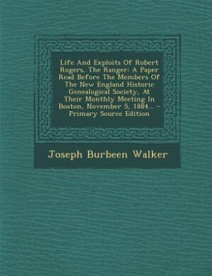 Couverture_Life And Exploits Of Robert Rogers, The Ranger