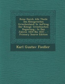 Couverture_Reise Durch Alle Theile Des Königreiches Griechenland