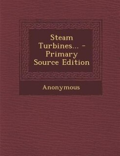Front cover_Steam Turbines...