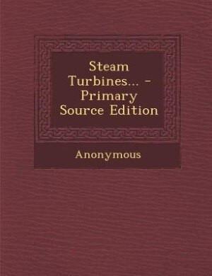 Front cover_Steam Turbines...