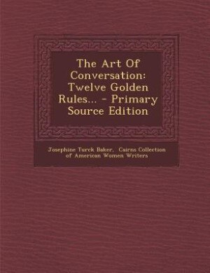 Couverture_The Art Of Conversation