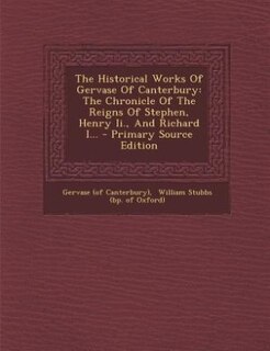 Couverture_The Historical Works Of Gervase Of Canterbury