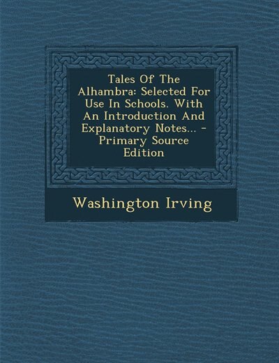 Couverture_Tales Of The Alhambra