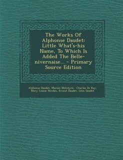 Front cover_The Works Of Alphonse Daudet