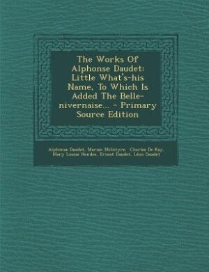 Front cover_The Works Of Alphonse Daudet