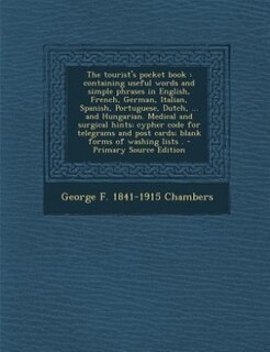Front cover_The tourist's pocket book