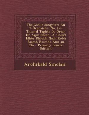 Couverture_The Gaelic Songster