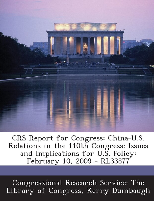 Front cover_Crs Report for Congress