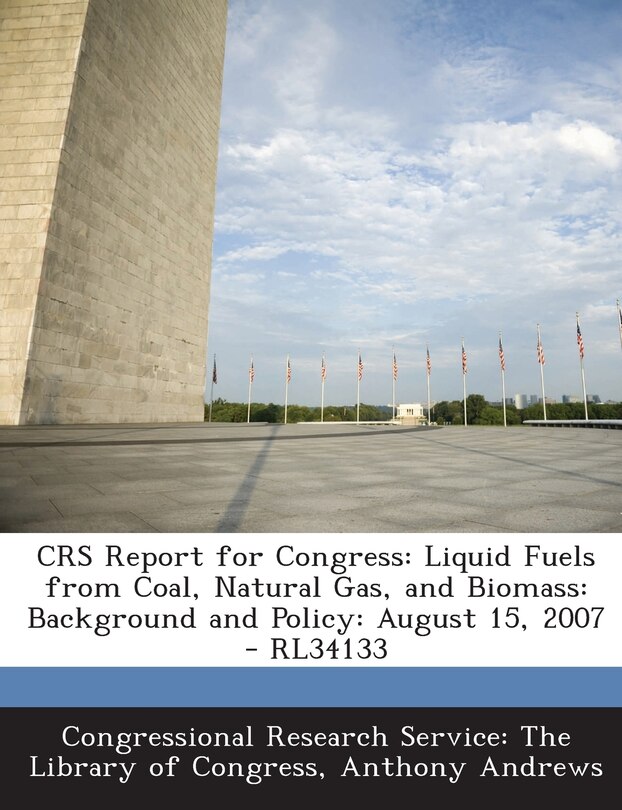 Couverture_CRS Report for Congress