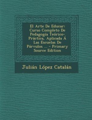 Front cover_El Arte De Educar