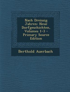 Couverture_Nach Dreissig Jahren