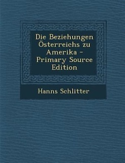 Front cover_Die Beziehungen Österreichs zu Amerika