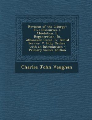 Couverture_Revision of the Liturgy