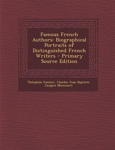 Front cover_Famous French Authors