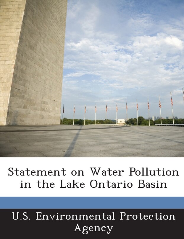 Front cover_Statement on Water Pollution in the Lake Ontario Basin
