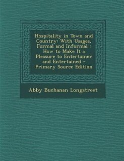 Couverture_Hospitality in Town and Country