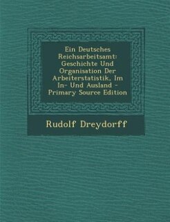 Couverture_Ein Deutsches Reichsarbeitsamt