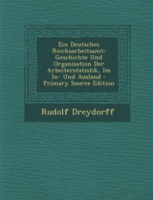 Couverture_Ein Deutsches Reichsarbeitsamt