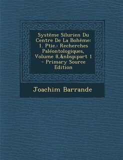 Front cover_Systême Silurien Du Centre De La Bohême