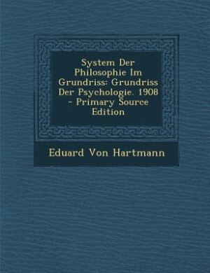 Couverture_System Der Philosophie Im Grundriss