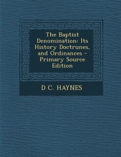 Couverture_The Baptist Denomination