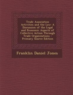 Front cover_Trade Association Activities and the Law