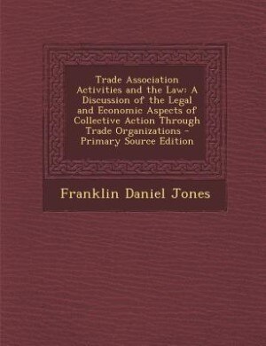 Front cover_Trade Association Activities and the Law