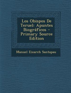 Couverture_Los Obispos De Teruel