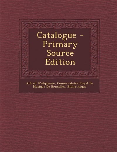 Couverture_Catalogue - Primary Source Edition