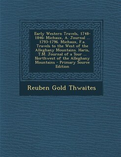Front cover_Early Western Travels, 1748-1846