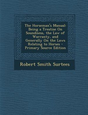 Couverture_The Horseman's Manual