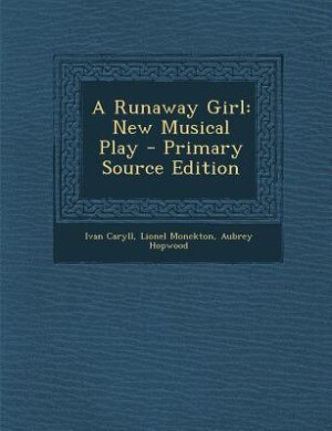 Front cover_A Runaway Girl