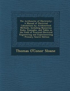 Front cover_The Arithmetic of Electricity
