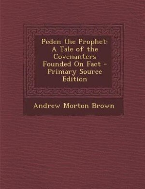 Front cover_Peden the Prophet