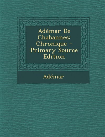 Couverture_Adémar De Chabannes