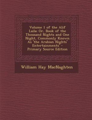 Couverture_Volume 1 of the Alif Laila