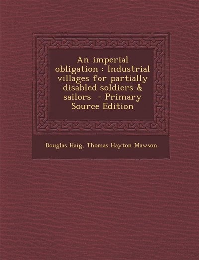 Front cover_An imperial obligation