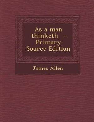 Front cover_As a man thinketh
