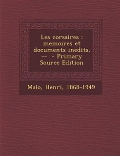 Front cover_Les corsaires