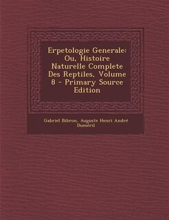 Front cover_Erpetologie Generale