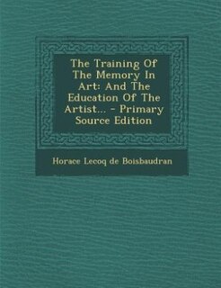 Couverture_The Training Of The Memory In Art