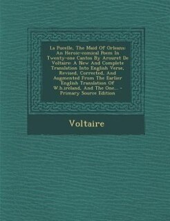 Front cover_La Pucelle, The Maid Of Orleans