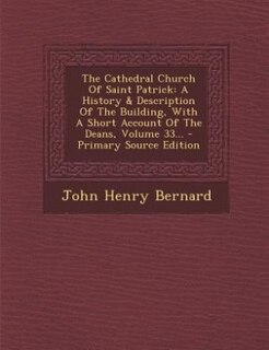 Couverture_The Cathedral Church Of Saint Patrick