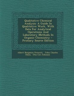 Front cover_Qualitative Chemical Analysis